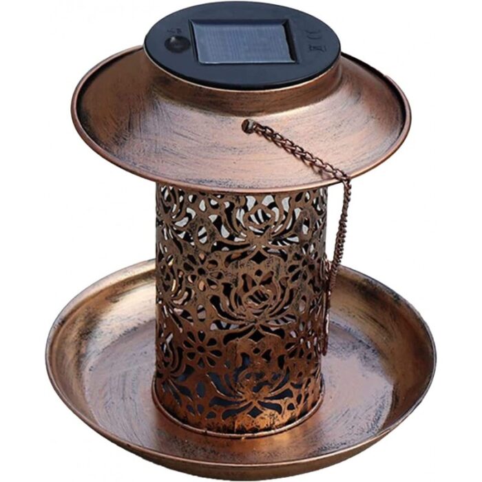 ⁦مصباح ليد خارجي يعمل بالطاقة الشمسية عدد 1 بتصميم فانوس⁩ - الصورة ⁦2⁩