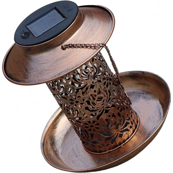 ⁦مصباح ليد خارجي يعمل بالطاقة الشمسية عدد 1 بتصميم فانوس⁩ - الصورة ⁦3⁩