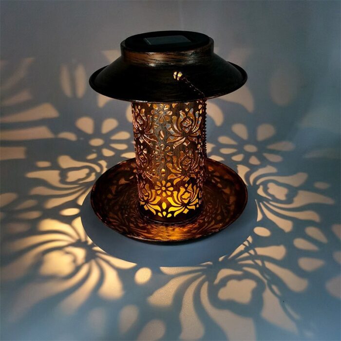 ⁦مصباح ليد خارجي يعمل بالطاقة الشمسية عدد 1 بتصميم فانوس⁩ - الصورة ⁦7⁩