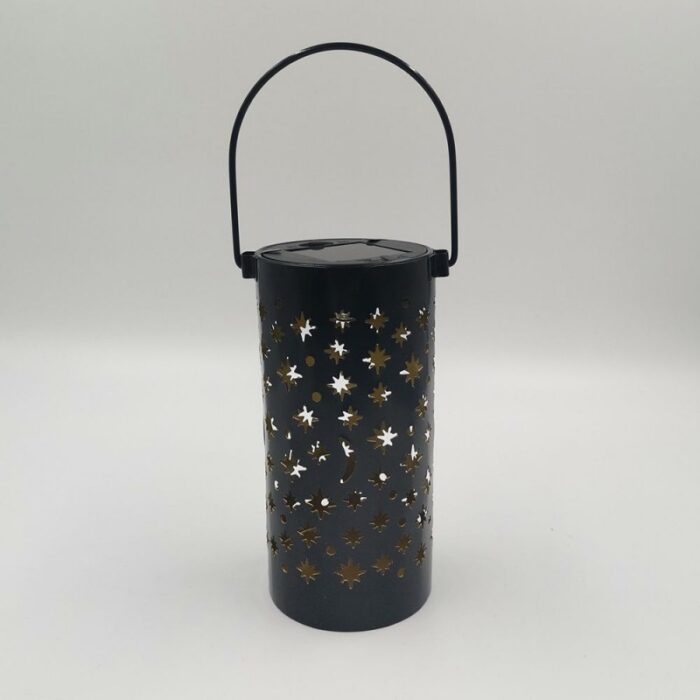 10332596_67dc3f2d6c396 مصباح ليد خارجي للأرضيات يعمل بالطاقة الشمسية عدد 1 بتصميم فانوس - الصورة 1