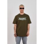 بلوزة نص كم للرجال لون أخضر