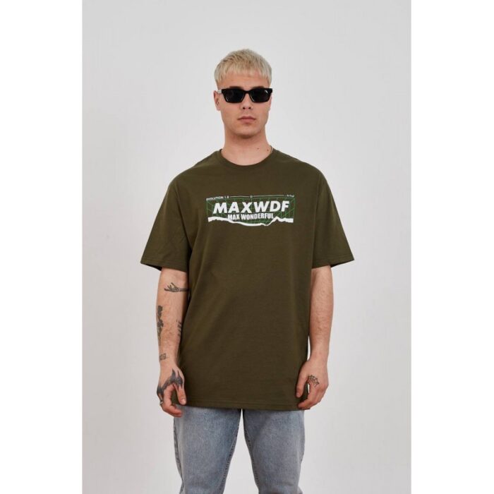 ⁦بلوزة نص كم للرجال لون أخضر⁩ - الصورة ⁦1⁩