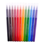 ⁦Brush fiber pens أقلام تحديد عدد 12 ألوان متعددة⁩ - الصورة ⁦3⁩
