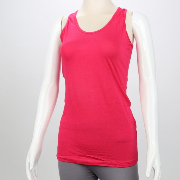 10332782_67dc403c70ff1 داخلي فانيلا شباح بحمالات كتف عريضة للنساء لون فوشي - الصورة 1