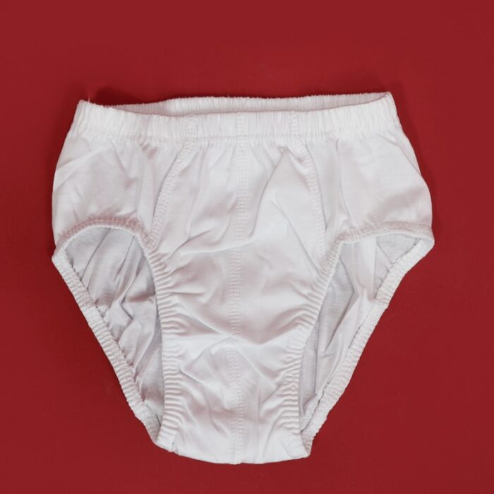 ⁦سليب داخلي قطني للأطفال لون أبيض⁩ - الصورة ⁦2⁩