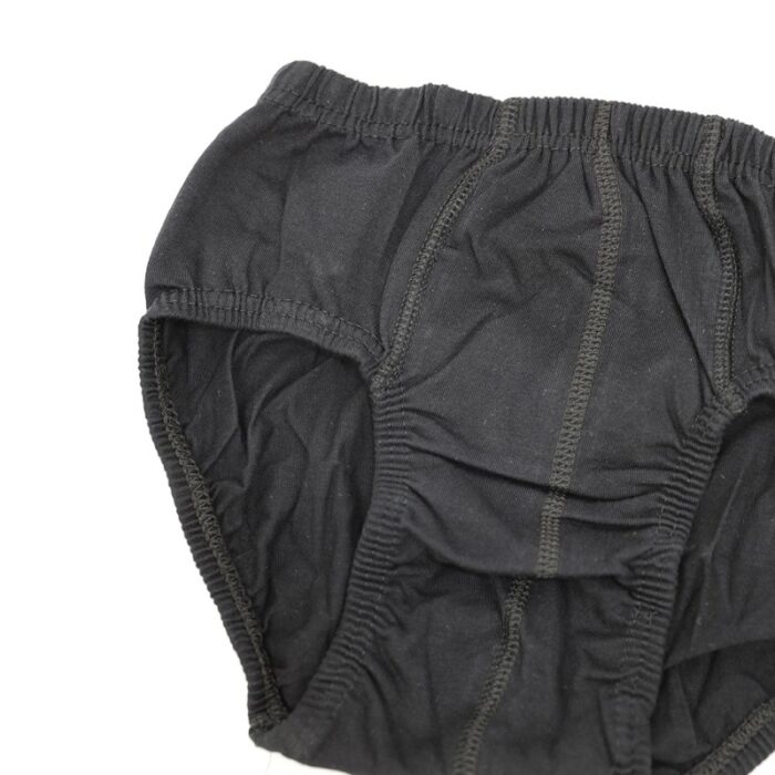 ⁦سليب داخلي قطني للأطفال لون أسود⁩ - الصورة ⁦2⁩