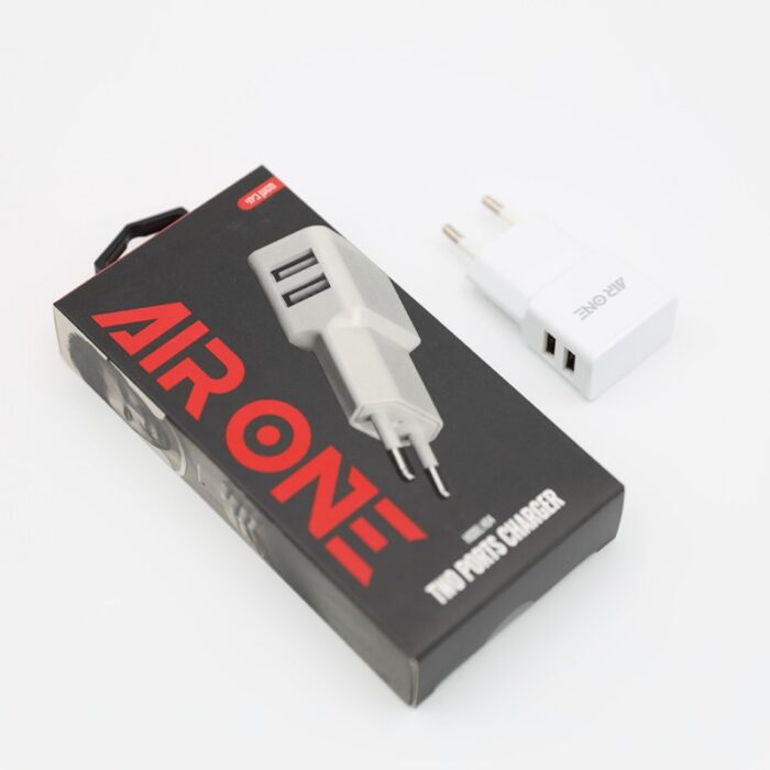 ⁦شاحن بمنفذين يو اس بي لون أبيض⁩ - الصورة ⁦2⁩