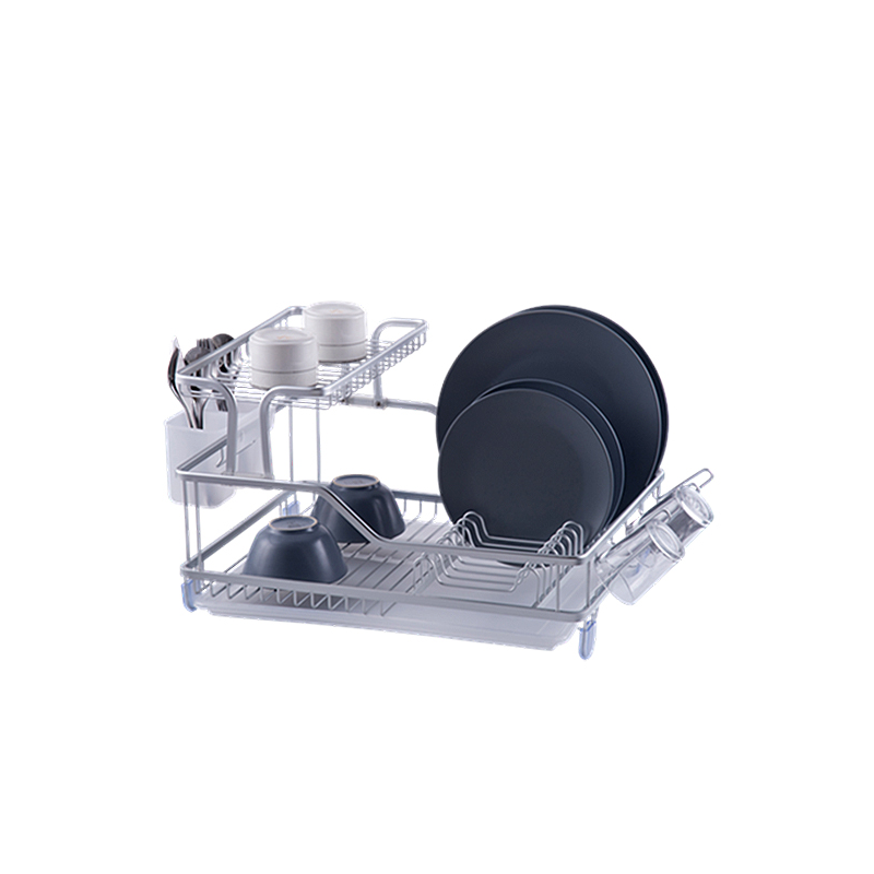 10332940_67dc41534ac62 ستاند مجلى ومصفاة صحون ألمنيوم من ADC لون سلفر فضي - الصورة 1