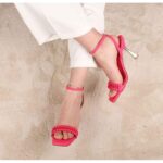 ⁦حذاء كعب مسمار 6 سم للنساء لون فوشي⁩ - الصورة ⁦3⁩