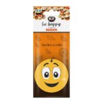 معطر ورقي بتصميم سمايل دائري من كيه 2 للسيارات برائحة ماندرين