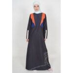 ⁦جلباب سبورت للنساء لون أسود و كحلي⁩ - الصورة ⁦4⁩