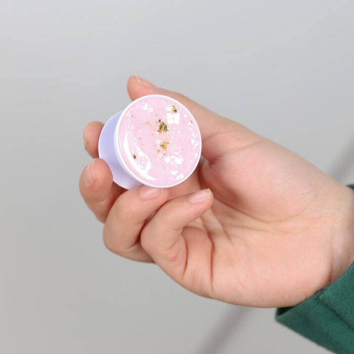 ⁦ستاند مقبض موبايل لاصق من 9 برو لون زهري بارد⁩ - الصورة ⁦2⁩