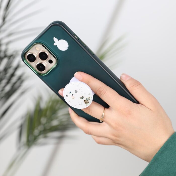 10333245_67dc430ad3c3d ستاند مقبض موبايل لاصق من 9 برو لون أبيض - الصورة 1