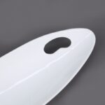 ⁦صحن بورسلان بتصميم شبه مستطيل حجم 30×8سم لون أبيض⁩ - الصورة ⁦5⁩