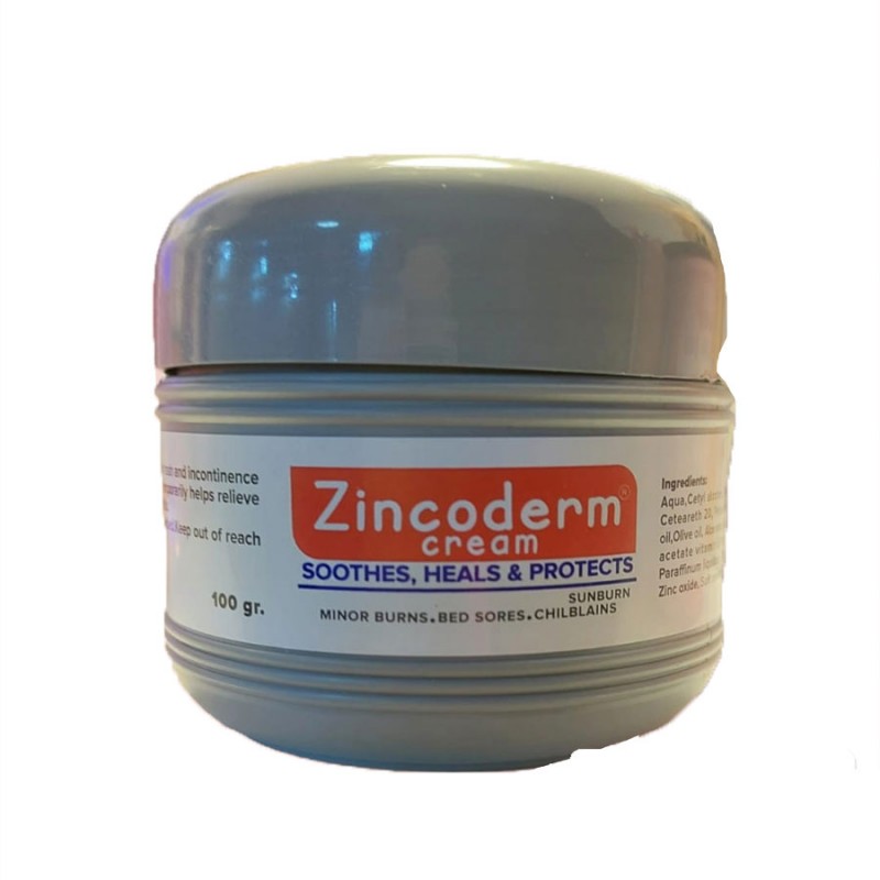 ⁦كريم زينكوديرم للطفح الجلدي والتهاب الجلد 100 غرام⁩ - الصورة ⁦1⁩