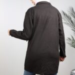 ⁦جاكيت شتوي جوخ للنساء لون أسود⁩ - الصورة ⁦9⁩