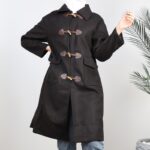 ⁦جاكيت شتوي جوخ  للنساء لون أسود⁩ - الصورة ⁦3⁩