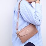 ⁦محفظة ستاتية لون نهدي⁩ - الصورة ⁦3⁩