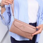 ⁦محفظة ستاتية لون نهدي⁩ - الصورة ⁦5⁩