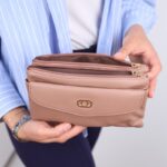 ⁦محفظة ستاتية لون نهدي⁩ - الصورة ⁦6⁩