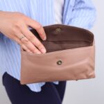 ⁦محفظة ستاتية لون نهدي⁩ - الصورة ⁦9⁩