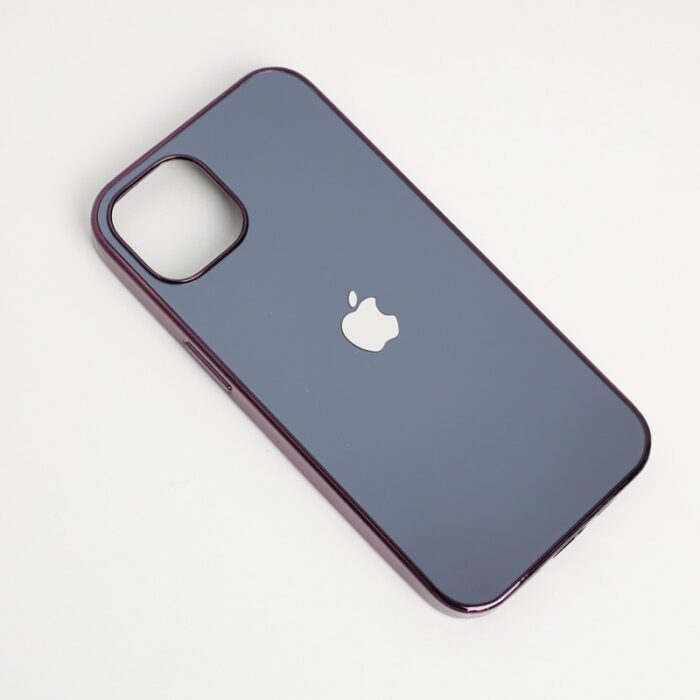 ⁦كفر جوال ايفون 13 لوجو ابل متين مقاوم للصدمات لون نهدي⁩ - الصورة ⁦4⁩