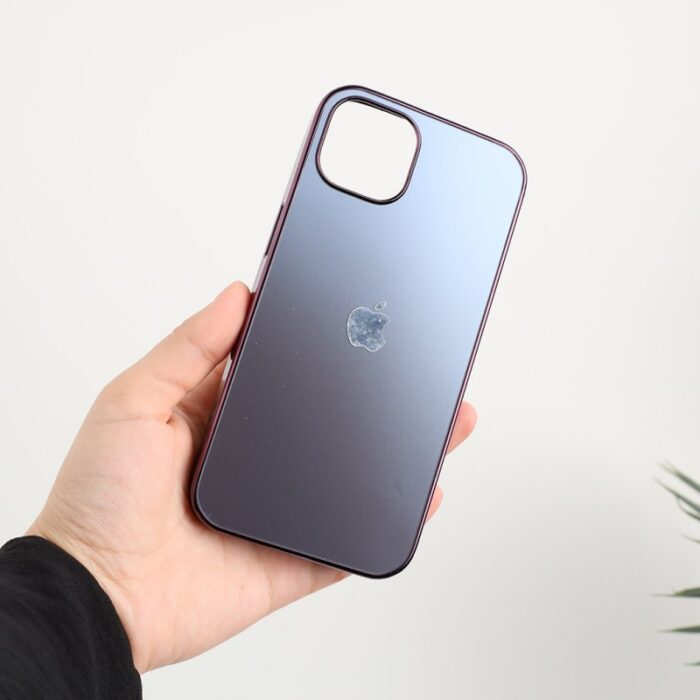 ⁦كفر جوال ايفون 13 لوجو ابل متين مقاوم للصدمات لون نهدي⁩ - الصورة ⁦10⁩