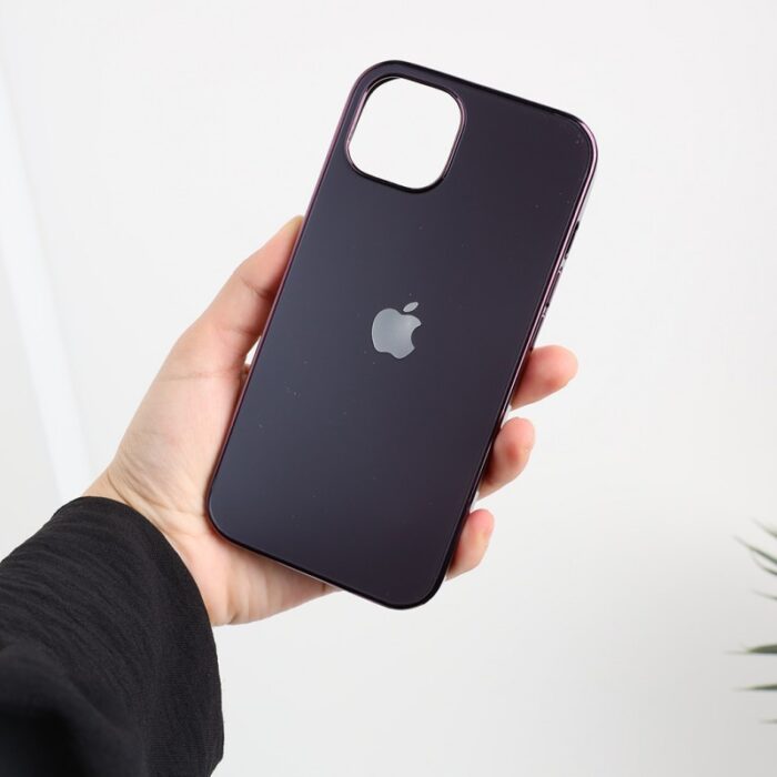 ⁦كفر جوال ايفون 13 لوجو ابل متين مقاوم للصدمات لون نهدي⁩ - الصورة ⁦11⁩