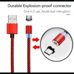 ⁦كابل مغناطسي مايكرو يو اس بي كابل من فونيكس طول 1 متر- Fonix Micro to USB Magnetic Data Cable 1 m⁩ - الصورة ⁦3⁩