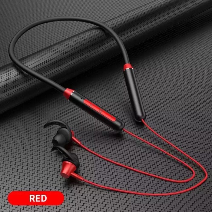 ⁦سماعة أذن لاسلكية لون سكني و أحمر - High_end true stereo wireless bluetooth headset bL-05⁩ - الصورة ⁦4⁩