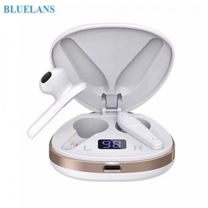 ⁦Truly wireless headphones ecouters veritablement sans fil x19 -سماعة لاسلكية لون أبيض X19⁩ - الصورة ⁦2⁩