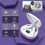 ⁦Truly wireless headphones ecouters veritablement sans fil x19 -سماعة لاسلكية لون أبيض X19⁩ - الصورة ⁦7⁩