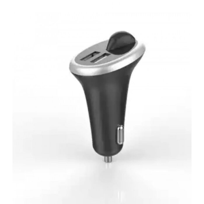 ⁦Bluetooth earphone car charger 2in1 - شاحن سيارة بلوتوث مع سماعة 2 في 1 لون أسود⁩ - الصورة ⁦2⁩