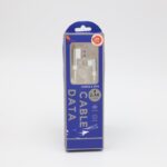 كابل تايب سي ويو بي سي من فونيكس 2.4 أمبير طول 1 متر لون أبيض - Fonix (W-009) Type C to USB Cable 1 m