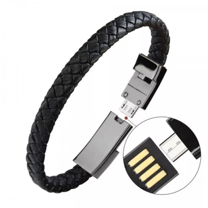 ⁦Bracelet data cable micro - كابل سريع لنقل البيانات على شكل سوار يد مايكرو من فونيكس⁩ - الصورة ⁦2⁩