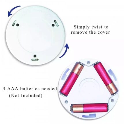 إنارة ليلية داخلية تعمل بالبطارية الجافة - TOUCH ON/OFF PRESS ADJUST BRIGHTNESS