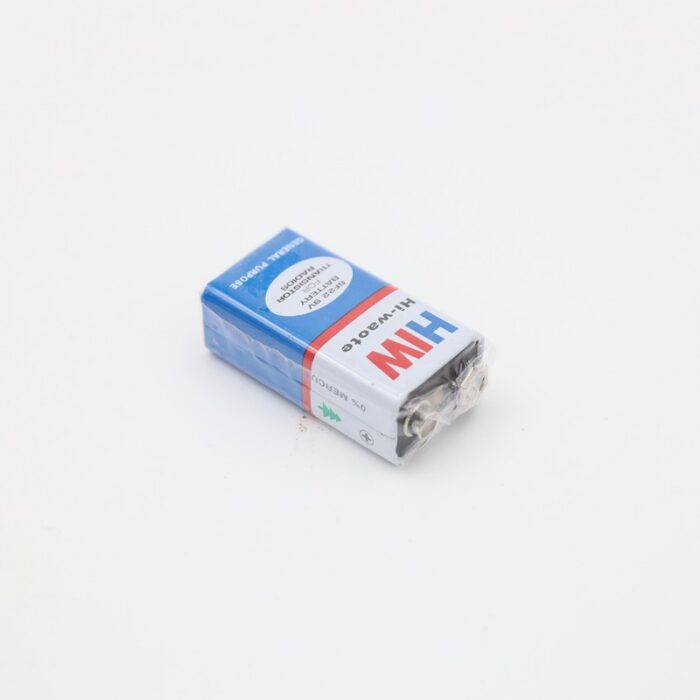 ⁦بطارية كاربون 9 فولت قطعة واحدة - HIW 6F22 9V Battery (1 Pcs)⁩ - الصورة ⁦2⁩