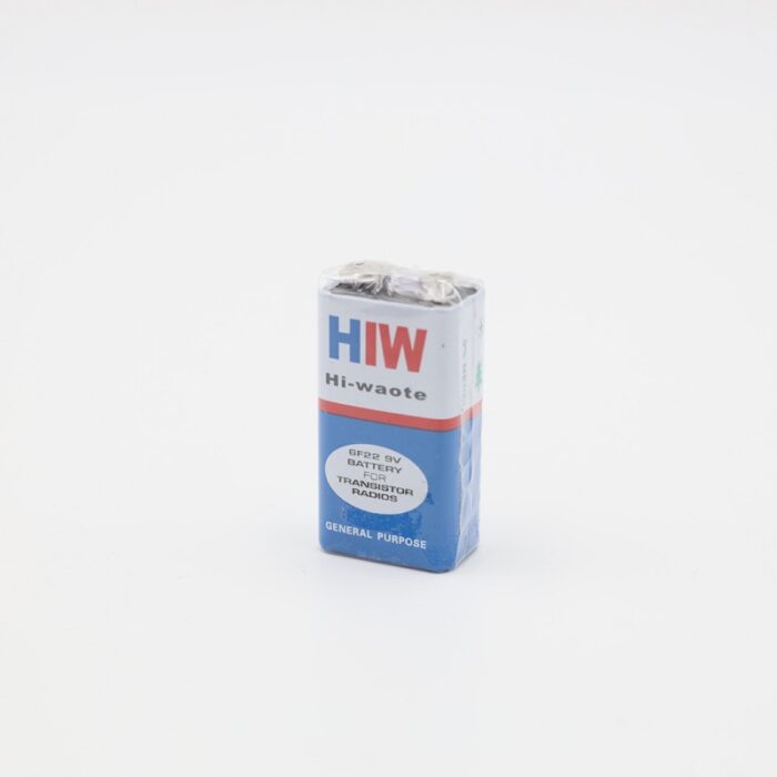 ⁦بطارية كاربون 9 فولت قطعة واحدة - HIW 6F22 9V Battery (1 Pcs)⁩ - الصورة ⁦5⁩