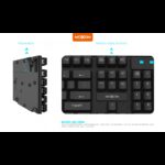 ⁦كيبورد العاب KB09 موكسوم اضاءة LED (مفاتيح كاملة 104) - MOXOM MX-KB09, USB Gaming Keyboard Rainbow BackLight⁩ - الصورة ⁦3⁩