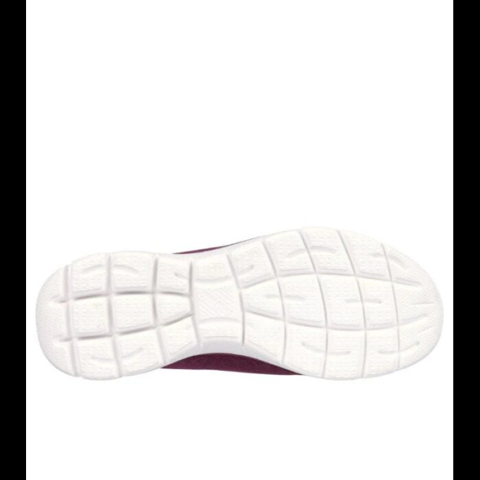 ⁦حذاء سكيتشرز سوميتس- فان فلير للنساء لون خمري ونعل أبيض- Skechers Women's Summits - Fun Flair Shoes⁩ - الصورة ⁦4⁩