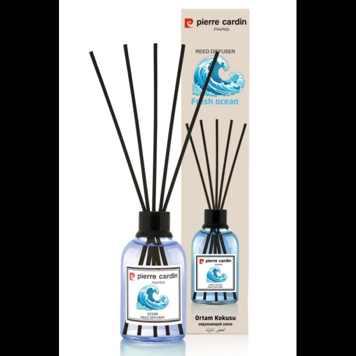 ⁦معطر جو برائحة المحيط من بيري كاردين حجم 110 مل - Pierre Cardin Reed Diffuser 110 ml - Fresh Ocean⁩ - الصورة ⁦2⁩
