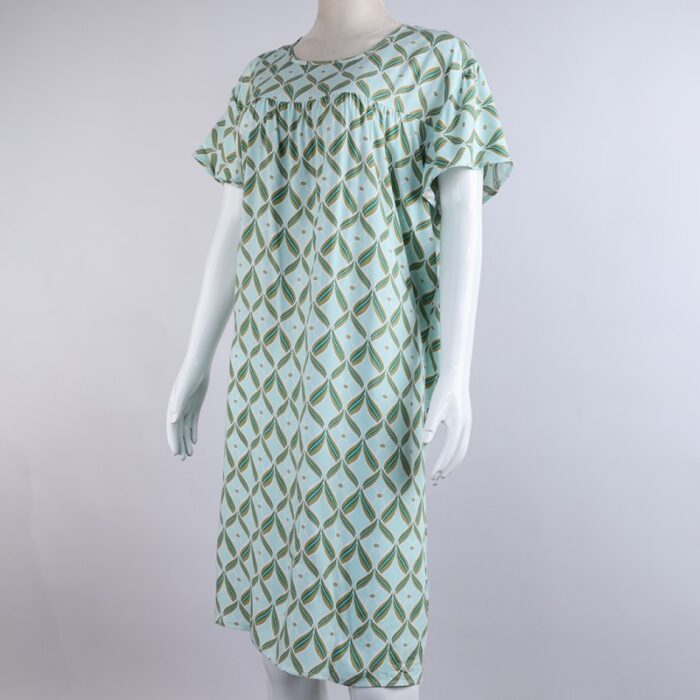 10333850_67dc469e8c08f فستان بيتي صيفي للنساء لون أخضر فاتح - الصورة 1