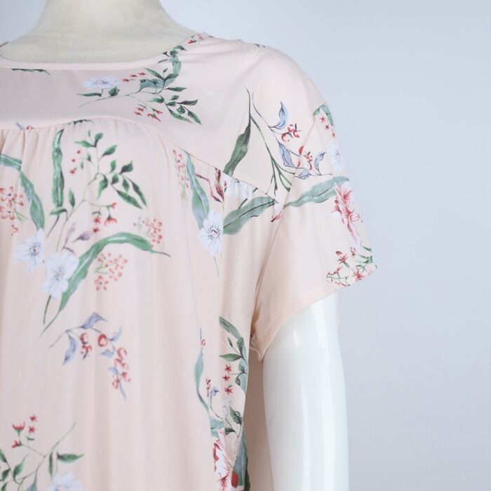 10333863_67dc46ac0b568 فستان بيتي صيفي للنساء لون بيج - الصورة 1