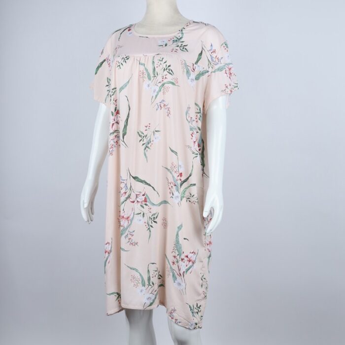 ⁦فستان بيتي صيفي للنساء لون بيج⁩ - الصورة ⁦4⁩