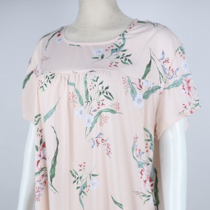 ⁦فستان بيتي صيفي للنساء لون بيج⁩ - الصورة ⁦5⁩