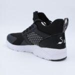 ⁦حذاء سول آند سول بأربطة للرجال لون أسود ونعل أبيض⁩ - الصورة ⁦7⁩