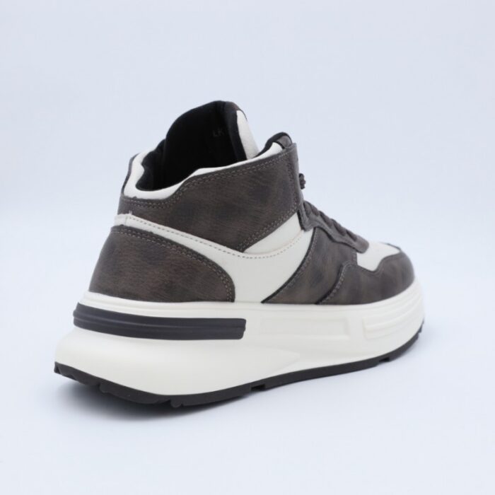 ⁦حذاء سول آند سول بأربطة للرجال لون رمادي وأبيض⁩ - الصورة ⁦6⁩