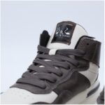 ⁦حذاء سول آند سول بأربطة للرجال لون رمادي وأبيض⁩ - الصورة ⁦9⁩