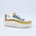 ⁦حذاء سول آند سول بأربطة للنساء لون أبيض وأصفر و أخضر⁩ - الصورة ⁦4⁩