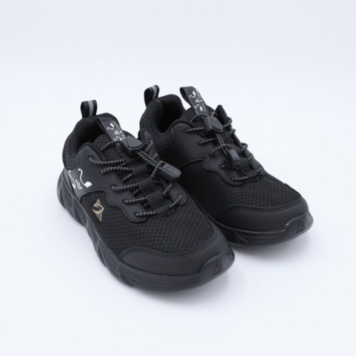 ⁦حذاء سول آند سول بأربطة لون أسود⁩ - الصورة ⁦2⁩